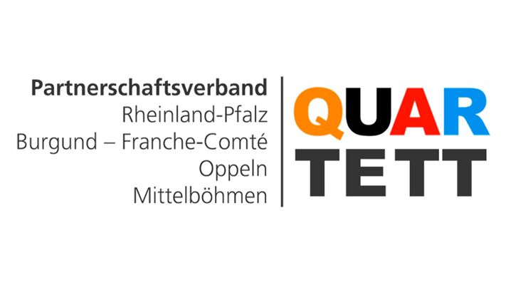 Zu sehen ist das Logo des Partnerschaftsverbands QUARTETT  