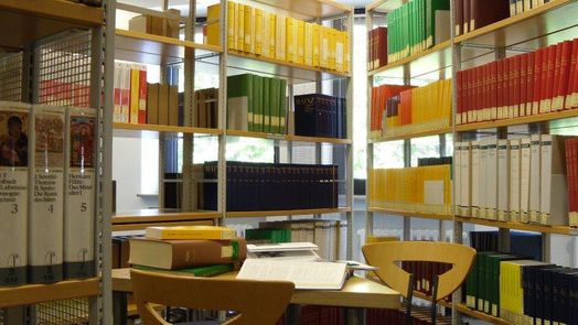 Ausschnitt aus der Bibliothek des Landtags