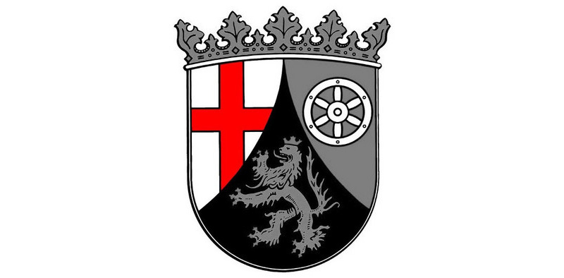 Landeswappen - Highlight auf Kreuz rechts oben