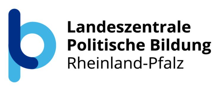 Logo mit Schriftzug Landeszentrale Politische Bildung Rheinland-Pfalz
