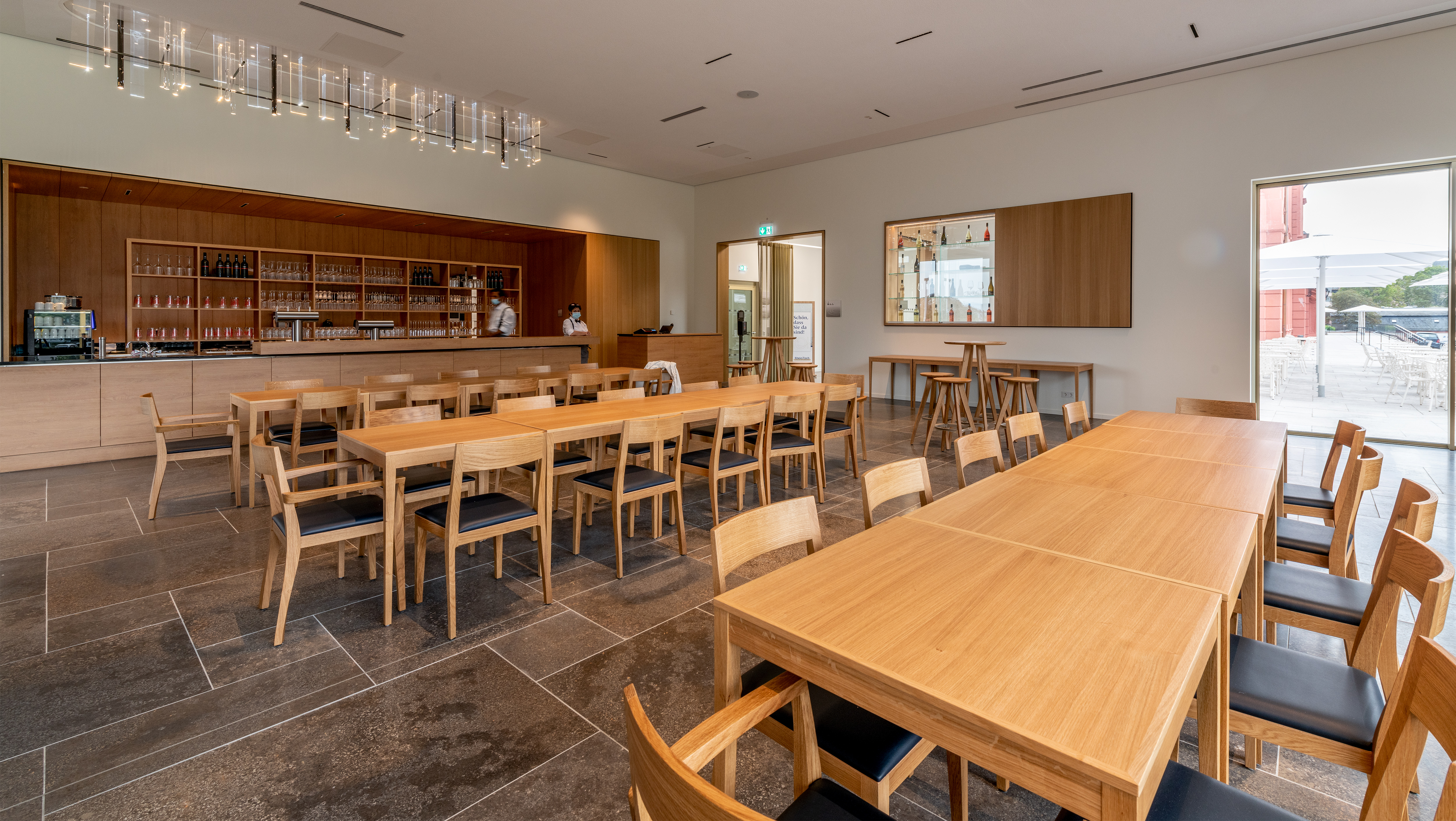 Gästeraum des Landtagsrestaurants